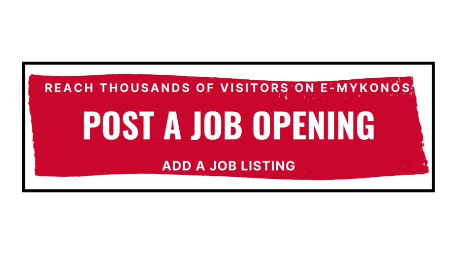 banner for posting a job classified on jobs.e-mykonos.com website